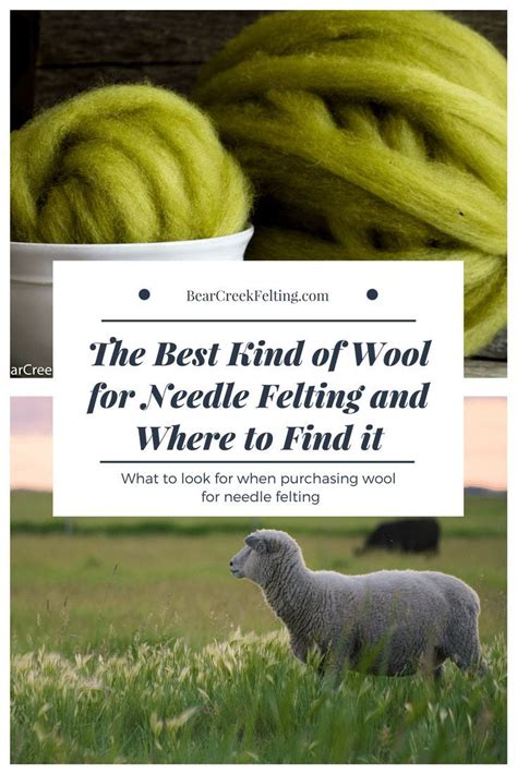 Where To Find The Best Wool For Needle Felting And Tips On What To Look