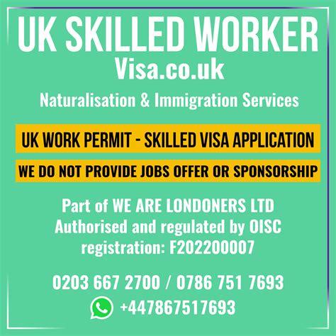 Uk Skilled Worker Visa Work Permit Immigration Advisors