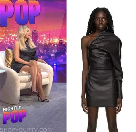 E News Nightly Pop August 2022 Morgan Stewart Mcgraws Black Leather