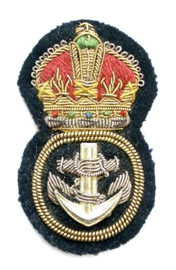 Sally Bosleys Badge Shop Royal Navy Petty Officer Bullion Cap Badge