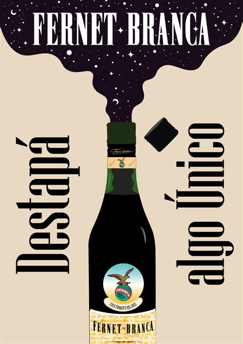 Poster Pasa Concurso De Afiche De Fernet Branca 2022 Domestika
