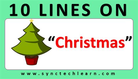 10 Lines On Christmas Day In English Few Lines On Christmas
