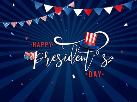 Premium Vector Happy President Day Background