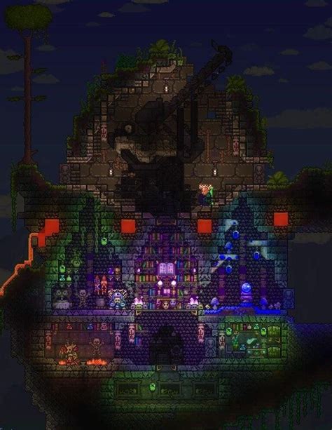 Witch Doctors Keep By Udoperidor Terraria House Design Terraria
