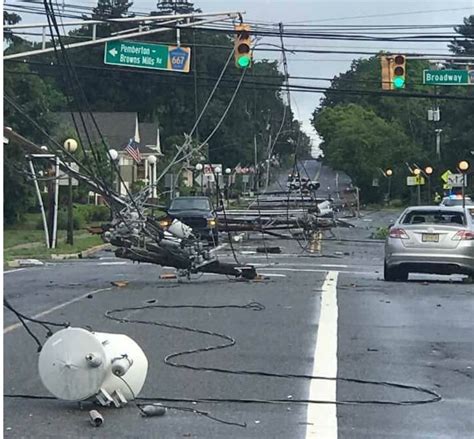 Severe Thunderstorm Causes Extensive Damage In Browns Mills
