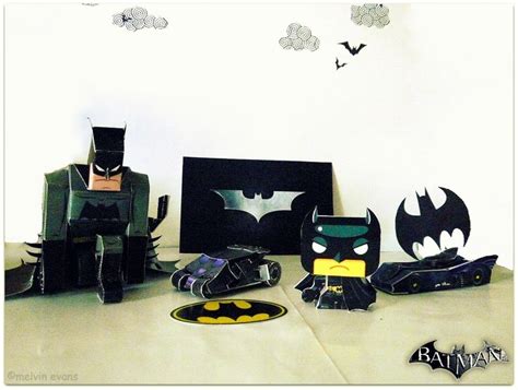 Batman Paper Model Collection Batman Paper Models Superhero