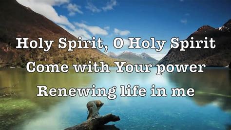 Holy Spirit Song Youtube
