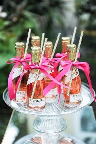 Mini Champagne Bottles Wedding Favors Wedding Forward