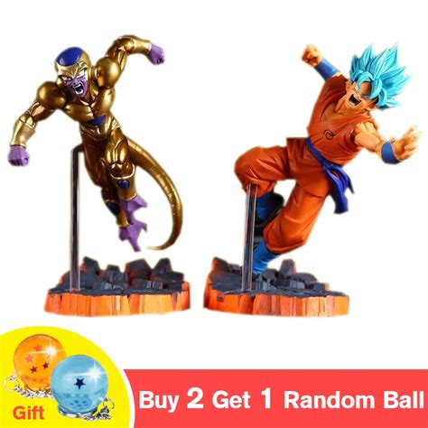 Buy 2 Styles Dragon Ball Z Action Figures Super Saiyan Goku Son Freeza Freezer