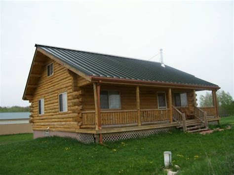 Very Simple But Affordable Log Home Builders Cheap