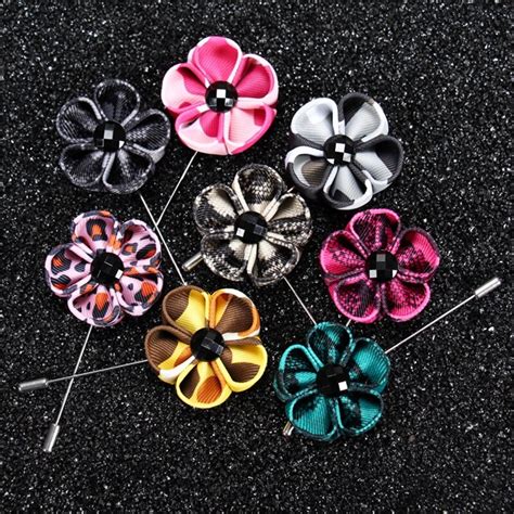 Mdiger Floral Pins And Brooches Casual Classic Flower Lapel Pins For Wedding Party High End
