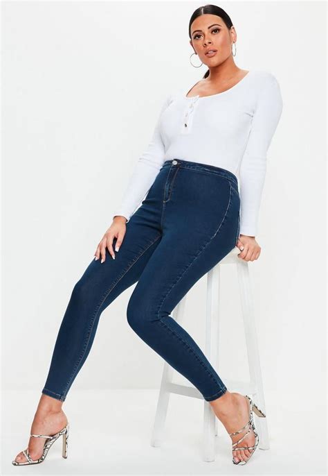 Plus Blue Vice High Waisted Skinny Jeans High Waisted Skinny Jeans Plus Size Outfits Skinny