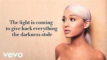 Ariana Grande - The Light is Coming ft. Nicki Minaj (Lyric Video) - YouTube