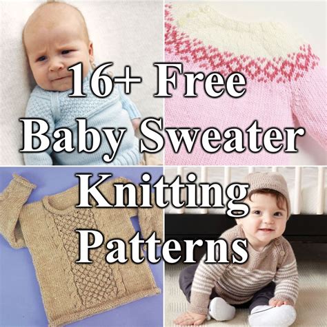 Parents may receive compensation when you click through and purcha. Free cabled baby sweater knitting patterns Patterns ⋆ ...