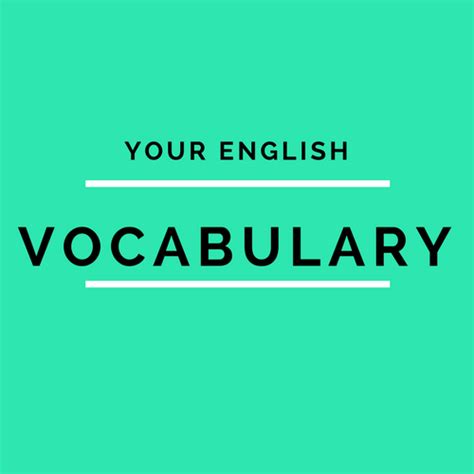 Your English Vocabulary