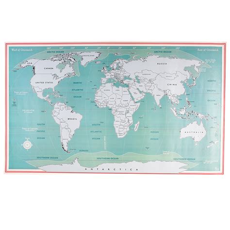Scratch World Map Rex London