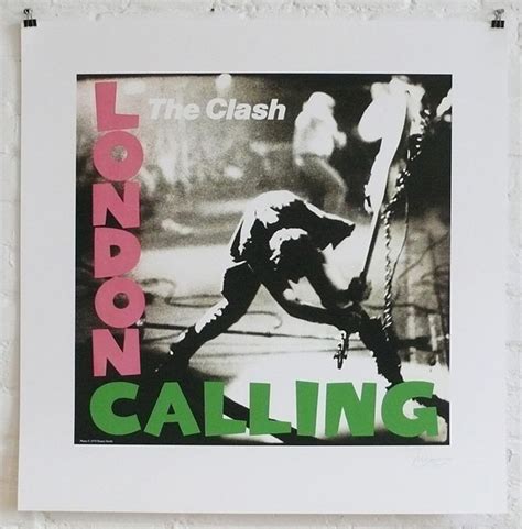 Inside The Rock Poster Frame Blog The Clash Album Cover Print Release