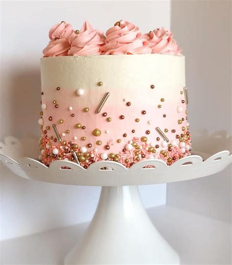 Pastel Pink Cake Aria Art