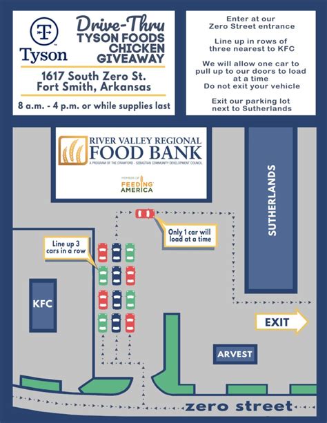 The regional food bank's snap outreach specialists can guide you through the. Tyson Foods Donates to River Valley Regional Food Bank ...
