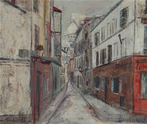 Rue Saint Rustique Montmartre By Maurice Utrillo On Artnet