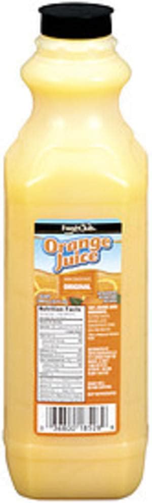 Food Club Orange Juice 32 Oz Nutrition Information Innit