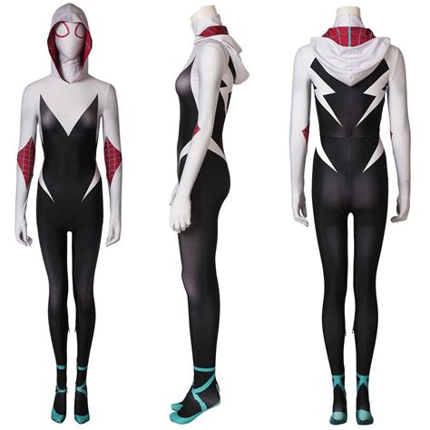 Gwen Stacy Suit Into The Spider Verse Spider Gwen Cosplay Costume