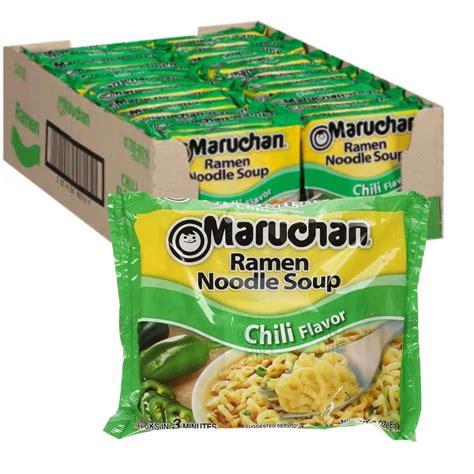 Maruchan Ramen Noodle Soup Chili Flavor Oz Pack Of Walmart Com