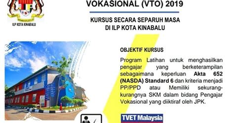 Syarat kemasukan politeknik kota kinabalu. Pengambilan Kursus Sijil Pengajar Vokasional (VTO) | ILP ...