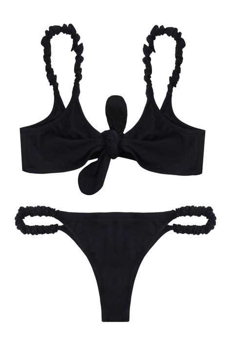 REINA OLGA Luca Bikini Black Editorialist