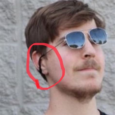 Has Anyone Noticed How Mrbeast Wears His Glasses R