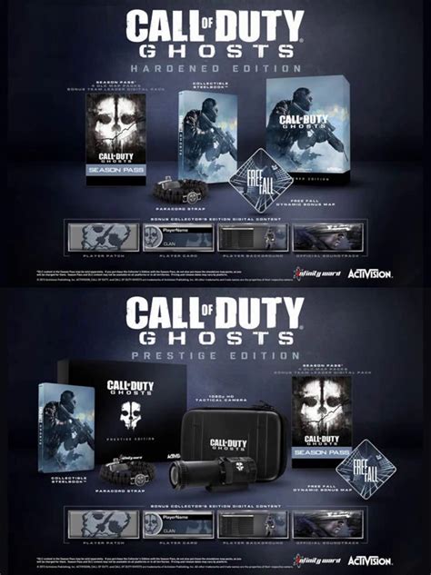 Call Of Duty Ghosts Special Editions Leaked Season Pass Included
