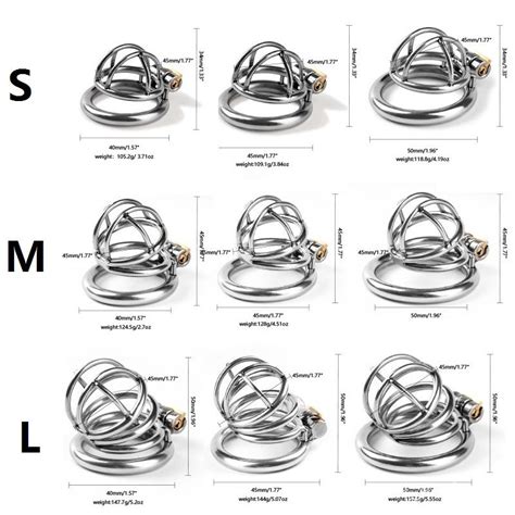 Stainless Steel Male Chastity Device Super Small Cock Cage Penis Ring Sml Size Choose Bdsm Sex