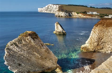 Freshwater Bay Isle Of Wight England By Bob Culshaw Redbubble