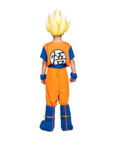 Disfraz Super Saiyajin Goku Dragon Ball™ Niño Con Peluca En Caja