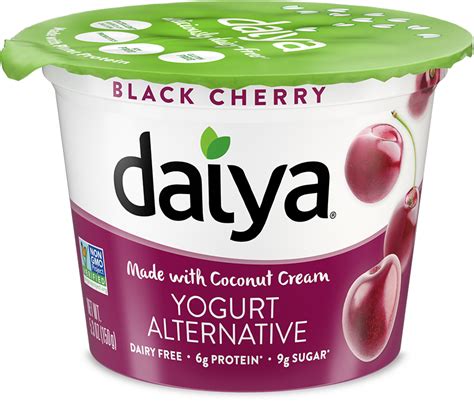Black Cherry Coconut Yogurt Alternative Daiya Deliciously Dairy Free