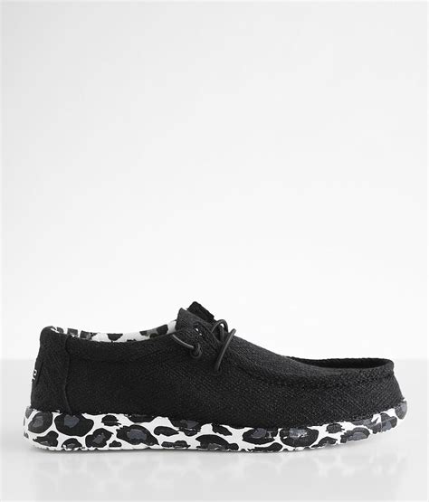 Heydude Wendy Shoe Womens Shoes In Dark Leopard Buckle