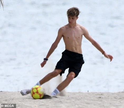Romeo Beckham Shows Off His Football Skills Inherited From Dad David As