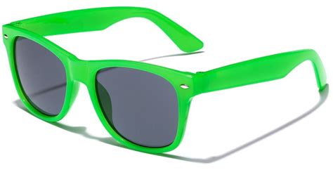 Green Classic Sunglasses For Children Toddler Preschool Grade School