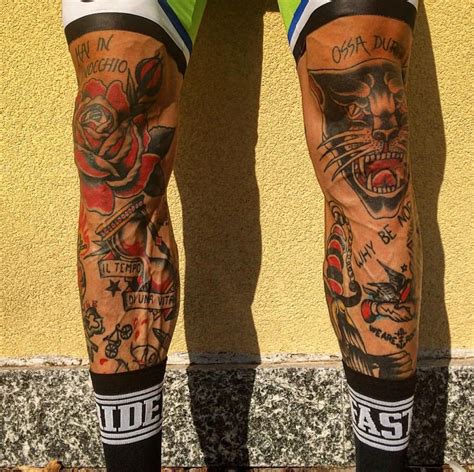 Calf Tattoo Men Neck Tattoo For Guys Leg Sleeve Tattoo Knee Tattoo