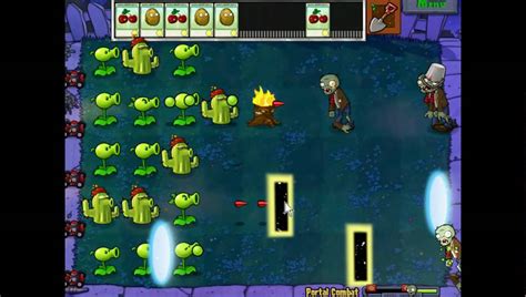 Plants Vs Zombies Minigame Portal Combat Youtube