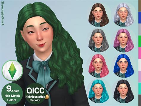 The Sims Resource Kid Alessia Hair Recolor