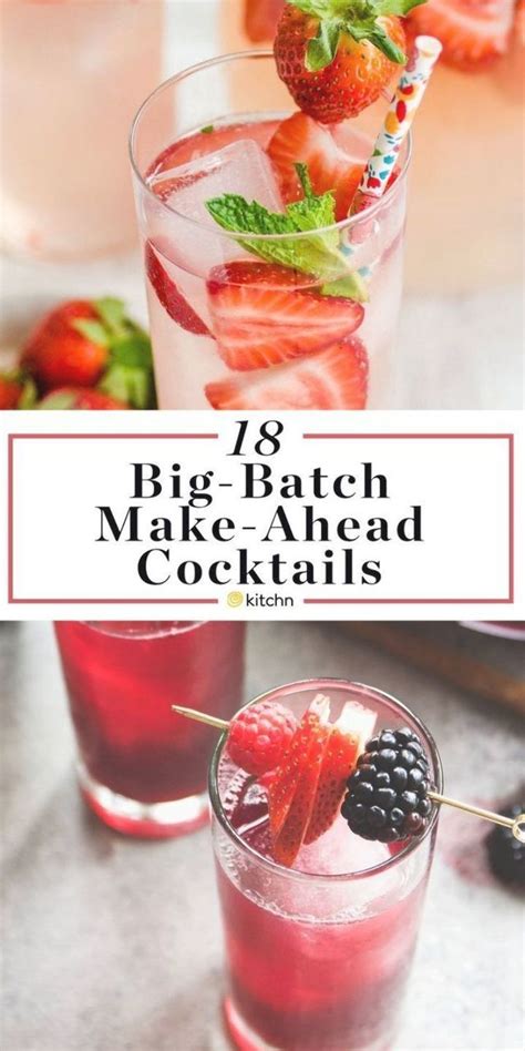Stir together 6 cups chilled tangerine juice and 2 cups vodka in a pitcher. 12 Big Batch Make Ahead Alcoholic Pitcher Cocktails. These ...
