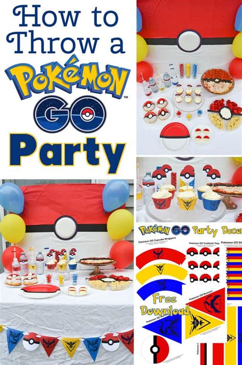 Pokémon Go Party And Free Download Printables