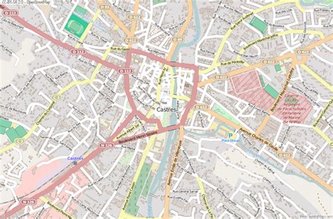 Castres Map France Latitude And Longitude Free Maps