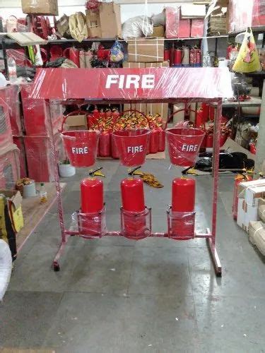 Fire Extinguisher Floor Stand Fire Bucket Stand With Fire