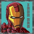Minecraft Pixel Art - Iron Man : r/minecraftpixelart