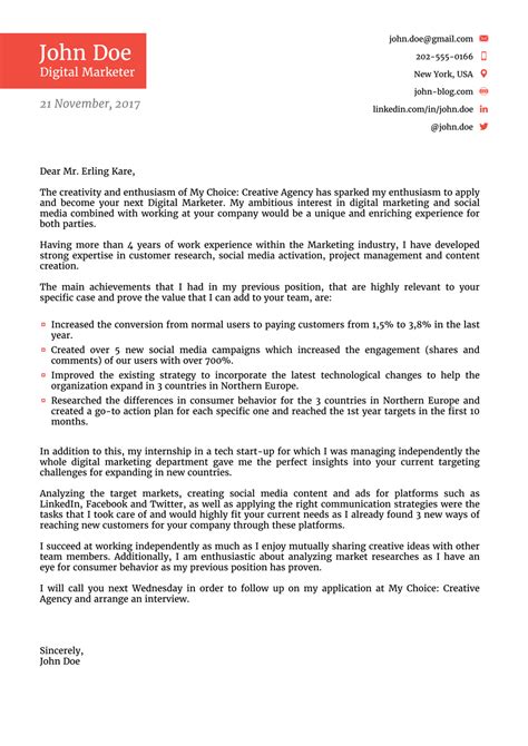Best Writing Good Cover Letter Examples The Latest Gover