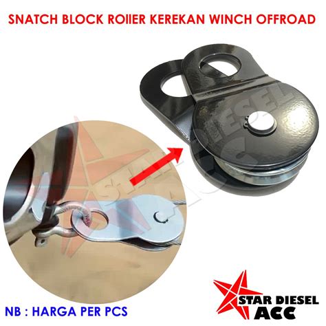 Jual Snatch Block T Polly Winch Katrol Winch Bearing Thailand Shopee