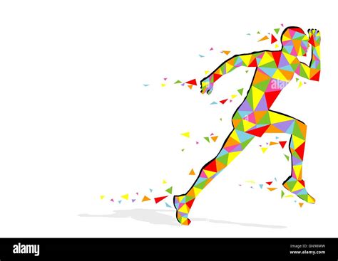 Running Pixel Man Stock Vector Image And Art Alamy