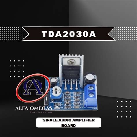 Jual Tda2030a Tda2030 Mono 6 12v 18w Single Audio Amplifier Board
